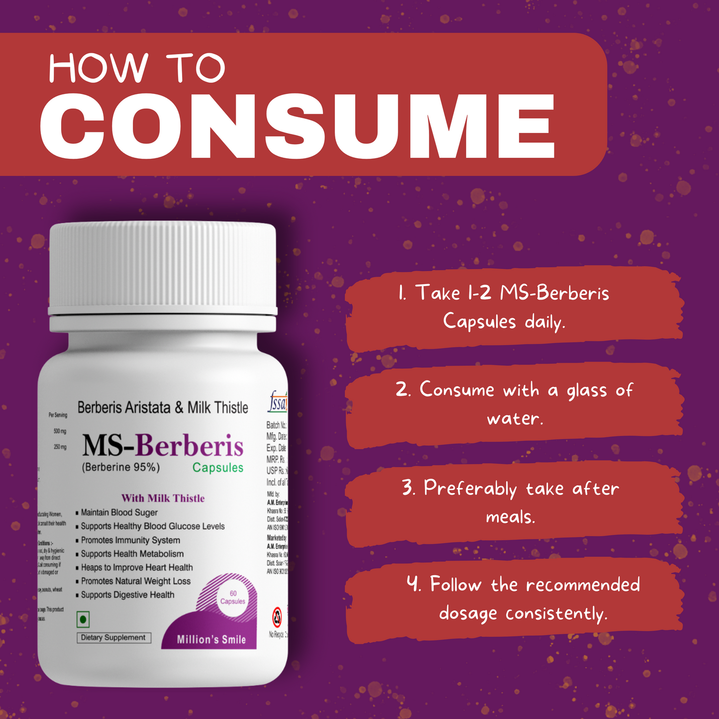 MS-Berberis Capsules - 60caps.