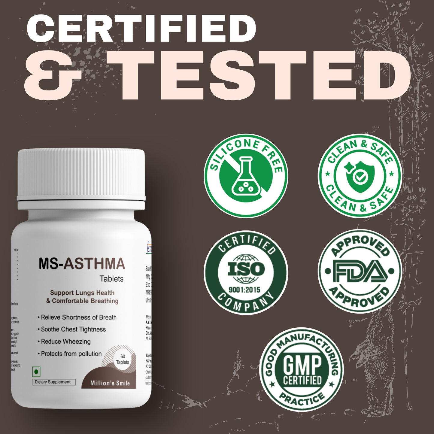 MS-Asthma Tablets - 60tabs.
