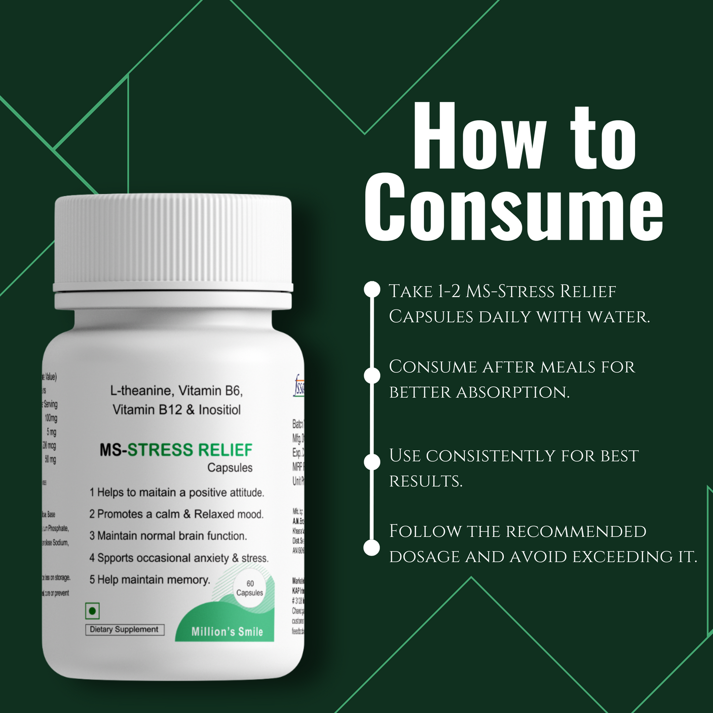 MS-Stress Relief Capsules - 60caps
