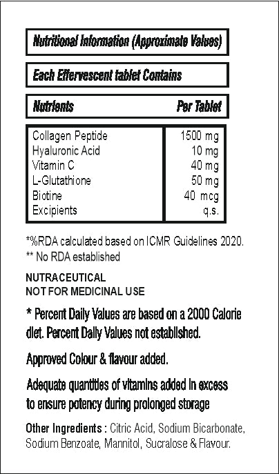 MS-Collagen Effervescent Tablets - 15tabs.