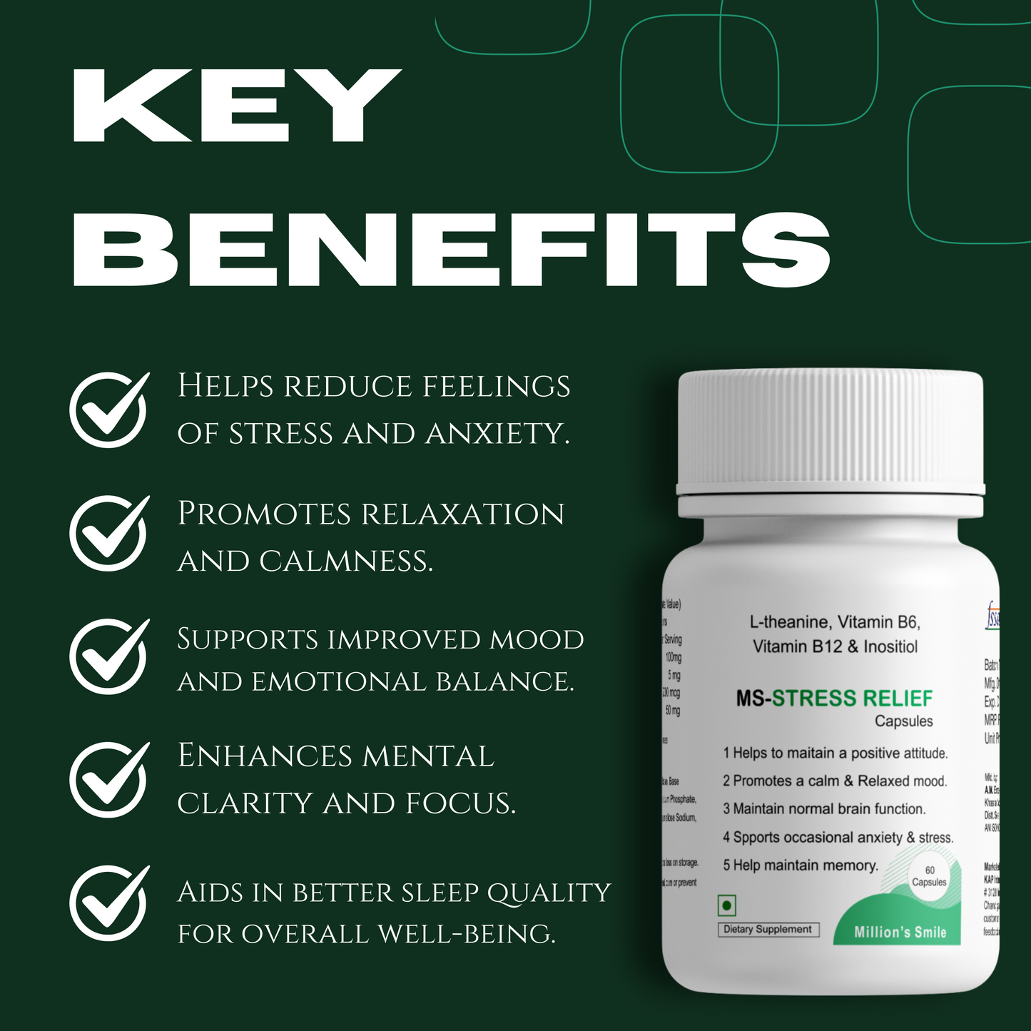 MS-Stress Relief Capsules - 60caps
