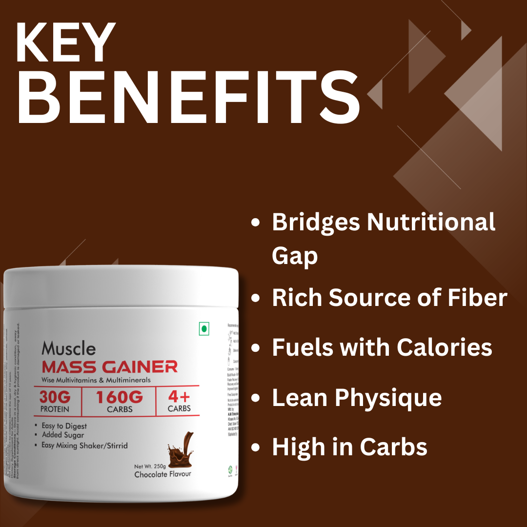 MS-Muscle Mass Gainer Chocolate Flavour - 250g