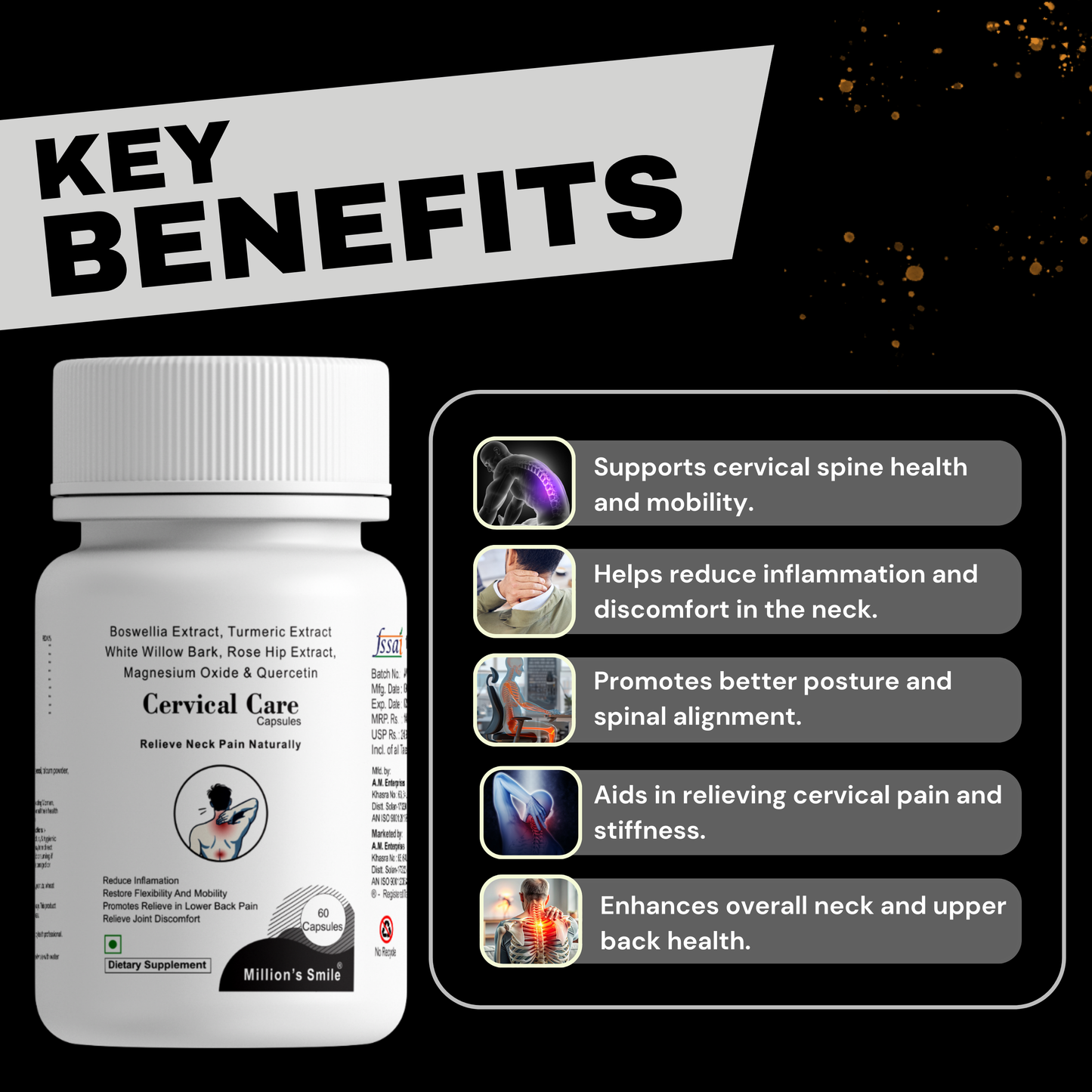 MS-Cervical Care Capsules - 60 caps.