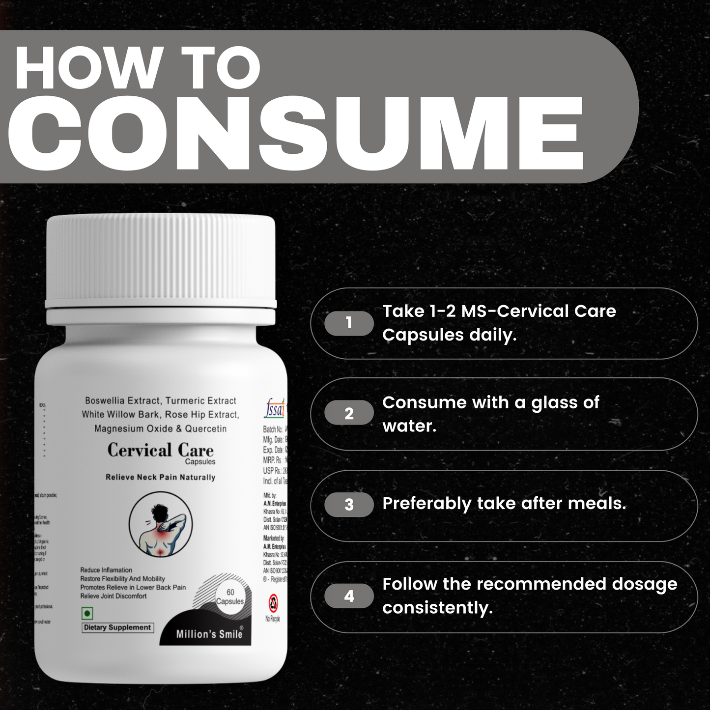 MS-Cervical Care Capsules - 60 caps.