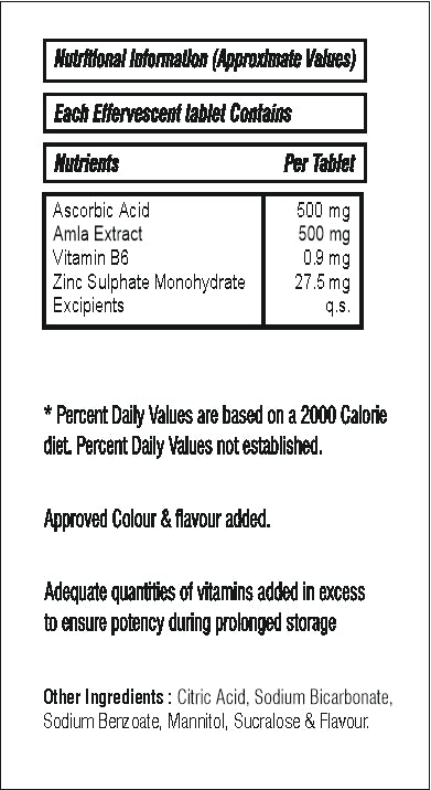 MS-Vitamin C Effervescent Tablets - 15tabs.