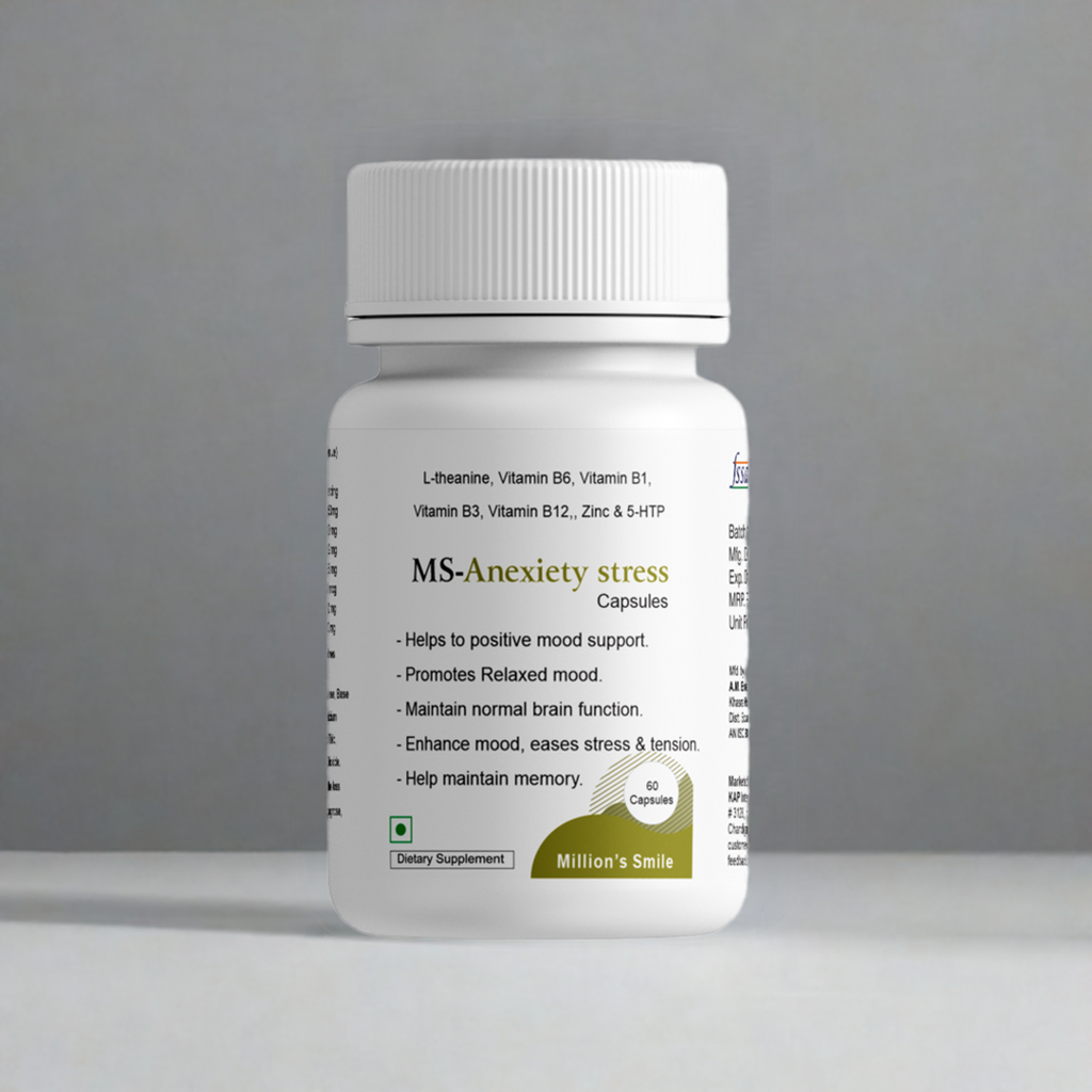 MS - Anxiety Stress Capsules - 60Caps.