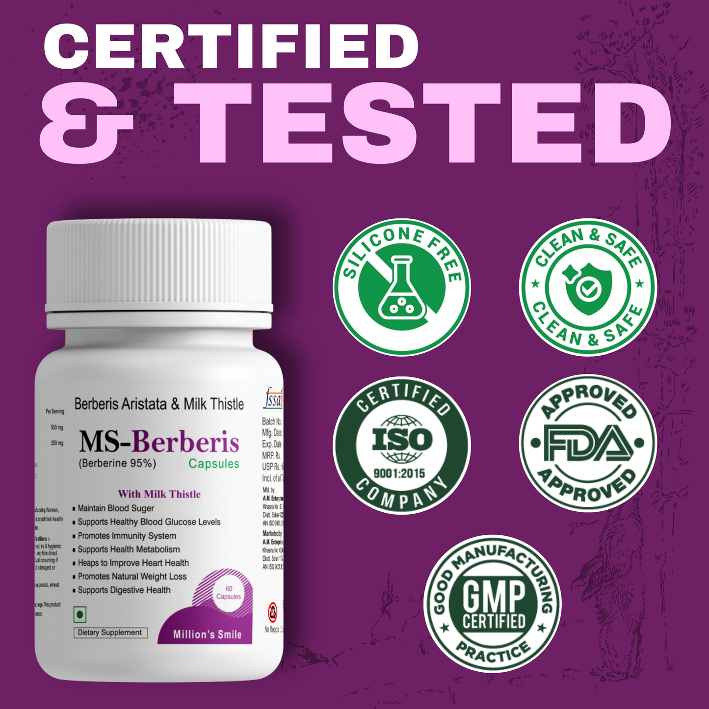 MS-Berberis Capsules - 60caps.
