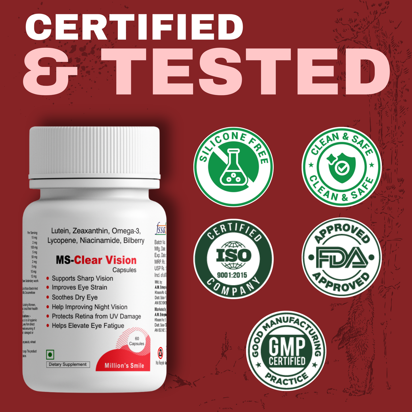 MS-Clear Vision Capsules - 60caps.