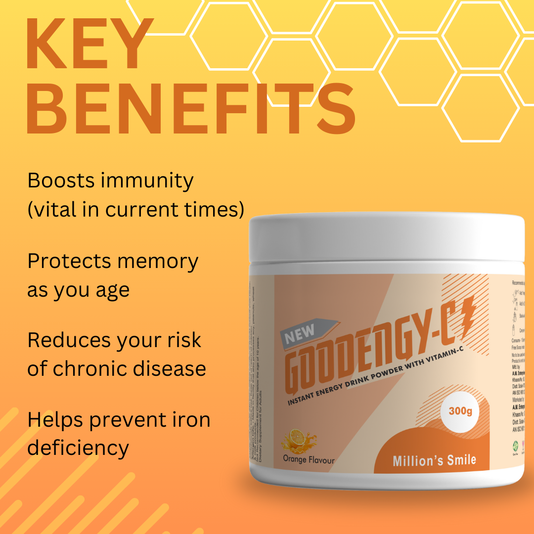 MS Goodengy-C Energy Drink Powder Orange Flavoured - 300g