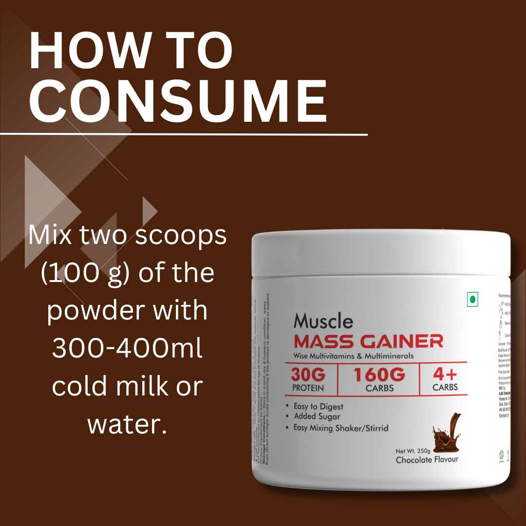 MS-Muscle Mass Gainer Chocolate Flavour - 250g