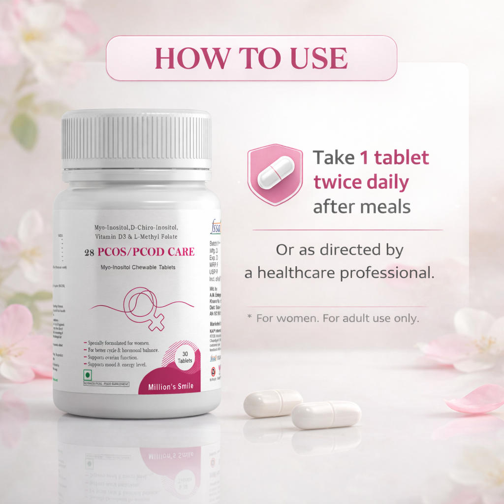 28 PCOS/PCOD Care Tablets