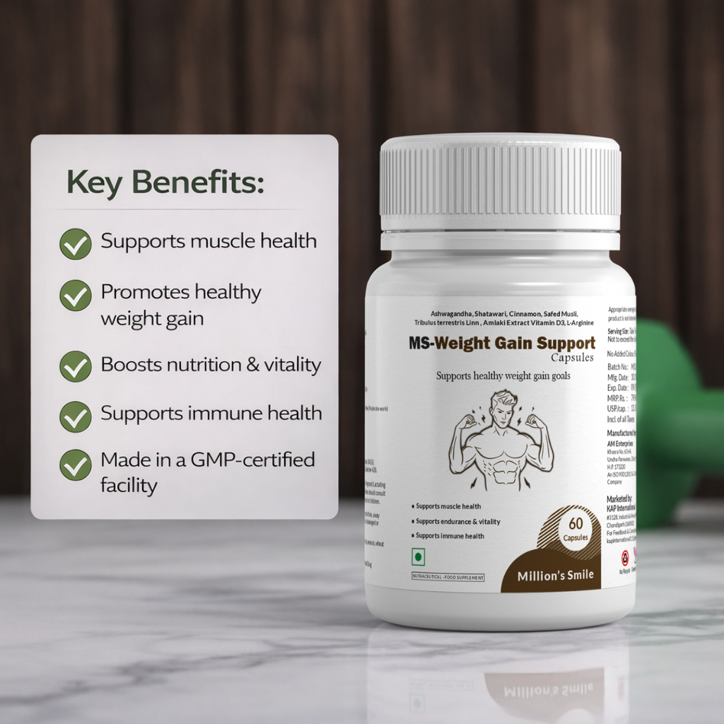 MS-Weight Gain Support Capsules – 60 Capsules
