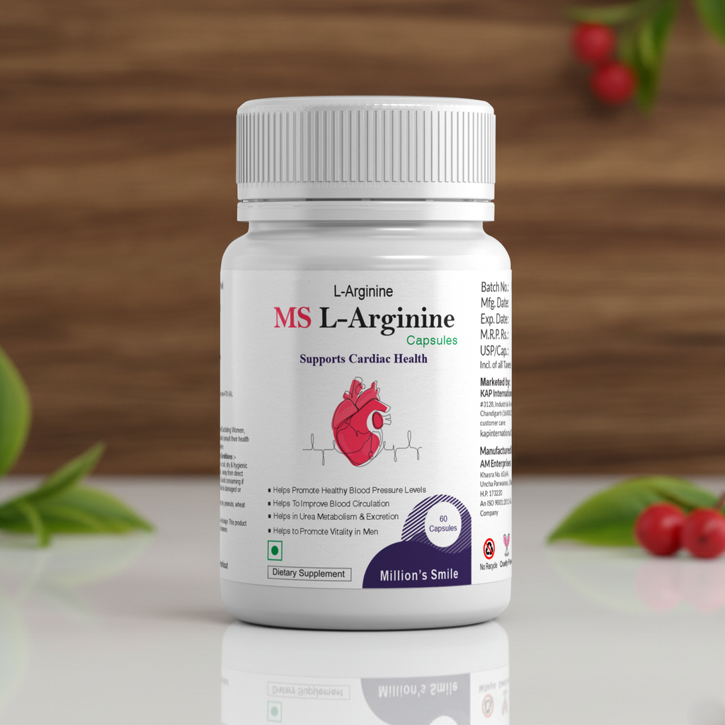 MS L-Arginine Capsules – 60 Capsules