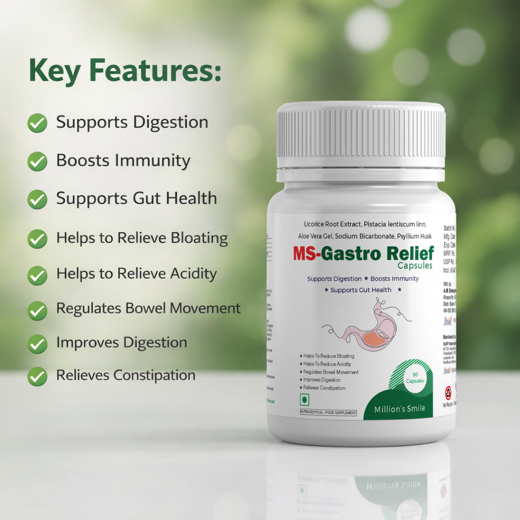 MS-Gastro Relief Capsules – 60 Capsules