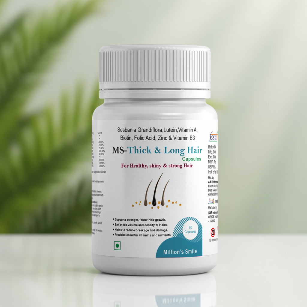 MS-Thick & Long Hair Capsules (60 Capsules)