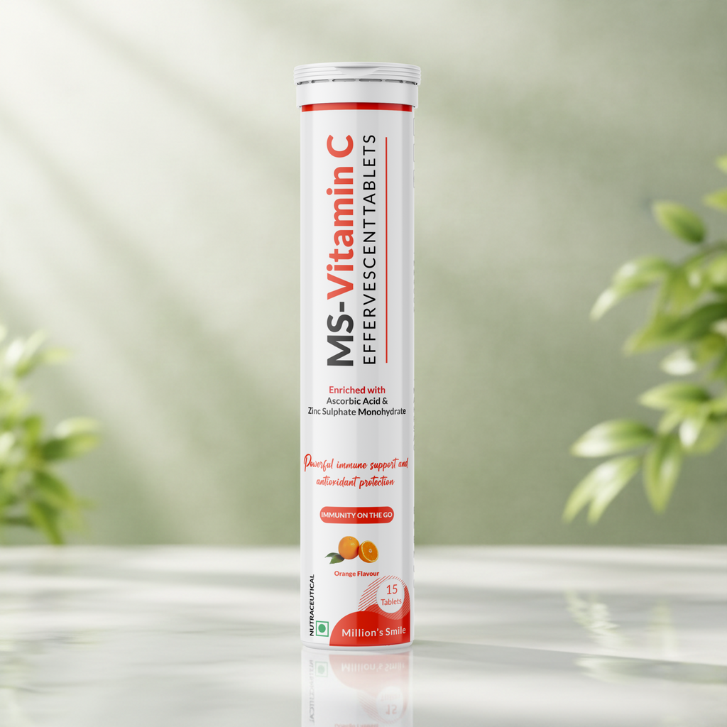 MS-Vitamin C Effervescent Tablets (15 Tablets)
