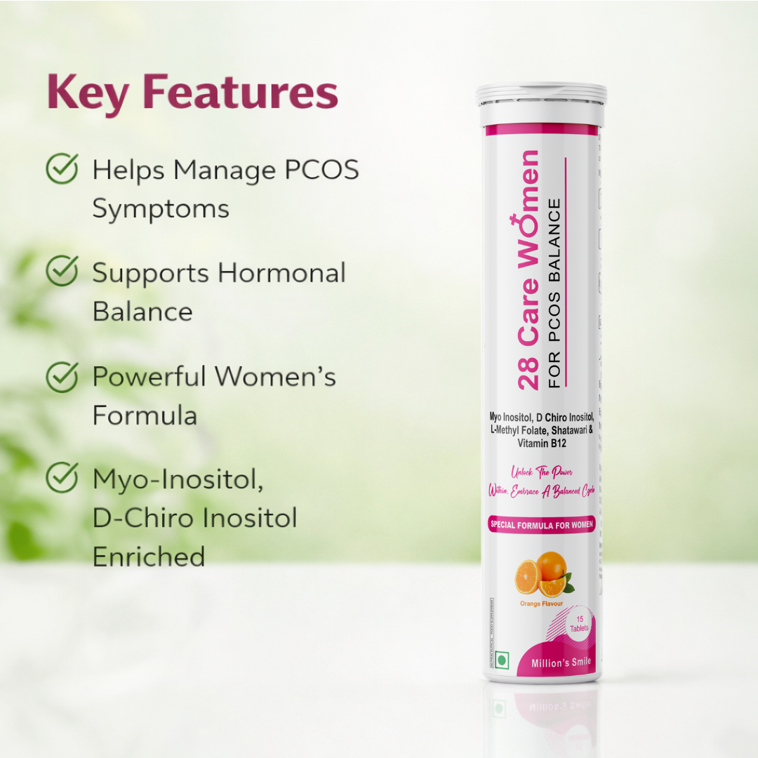 MS - 28 Care Women – For PCOS Balance Effervescent Tablets (15 Tablets)