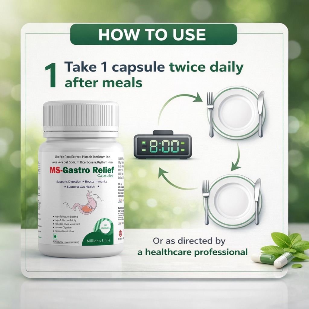 MS-Gastro Relief Capsules – 60 Capsules