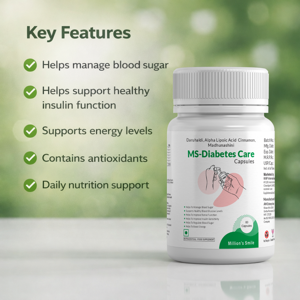 MS-Diabetes Care Capsules – 60 Capsules