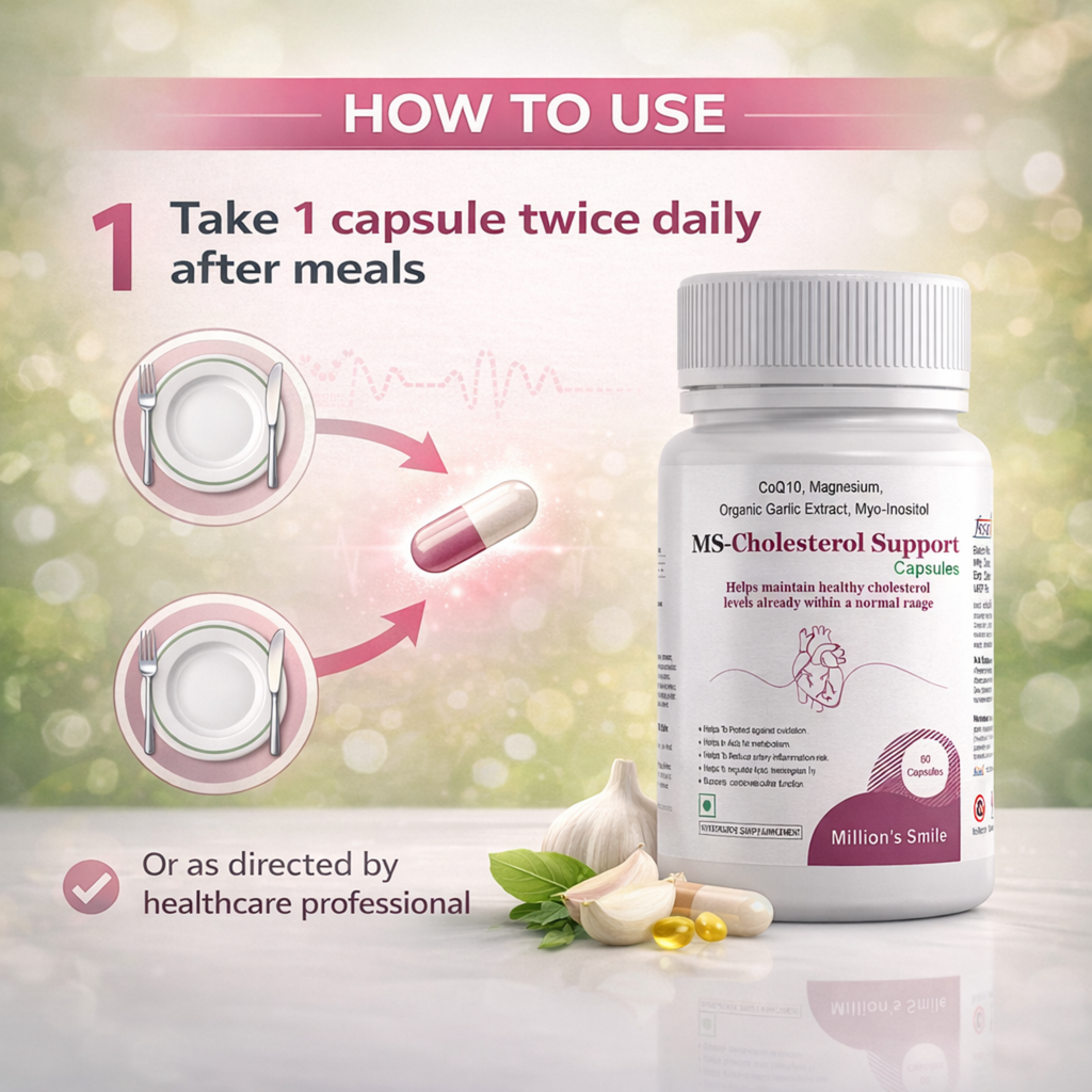 MS-Cholesterol Support Capsules – 60 Capsules