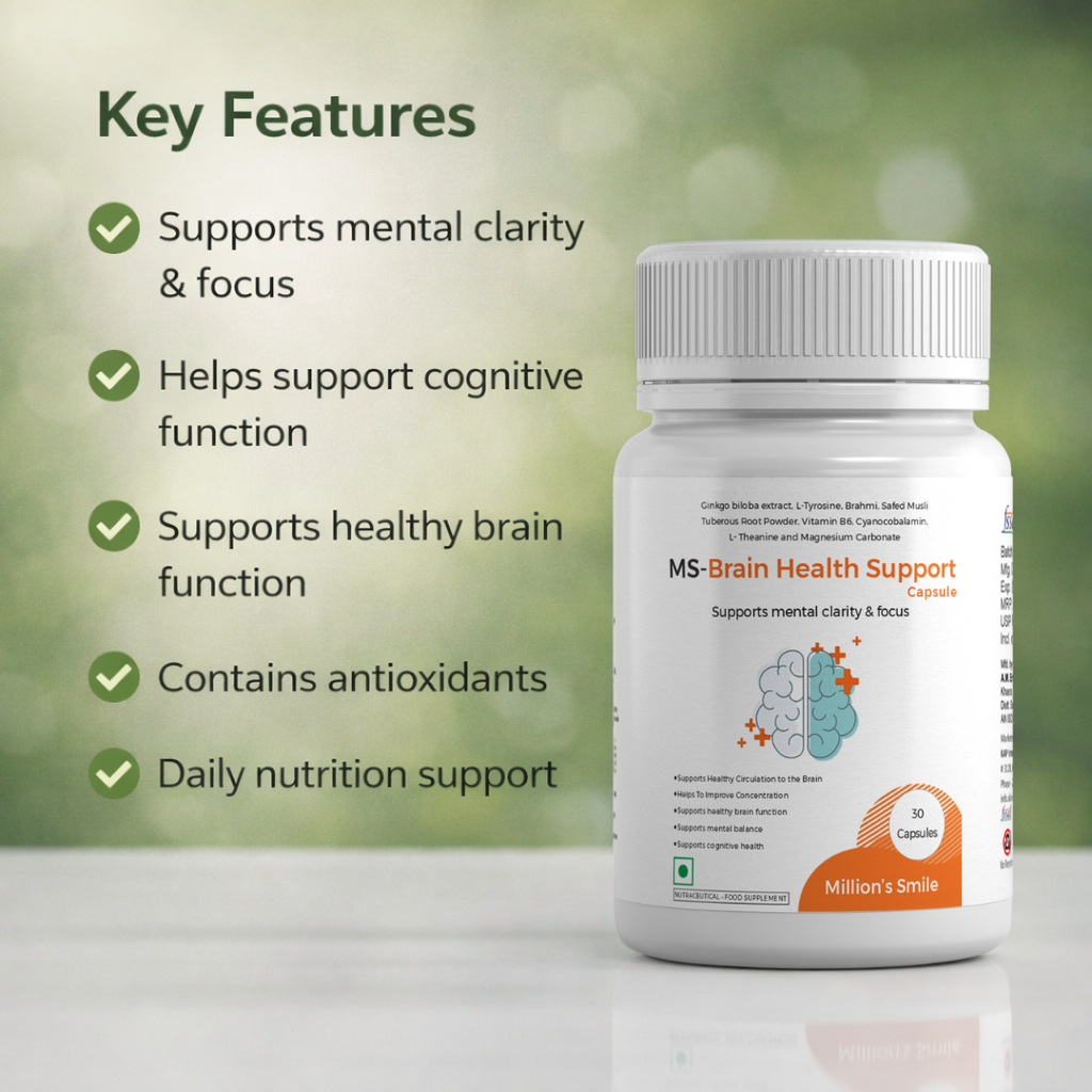 MS-Brain Health Support Capsules – 30 Capsules