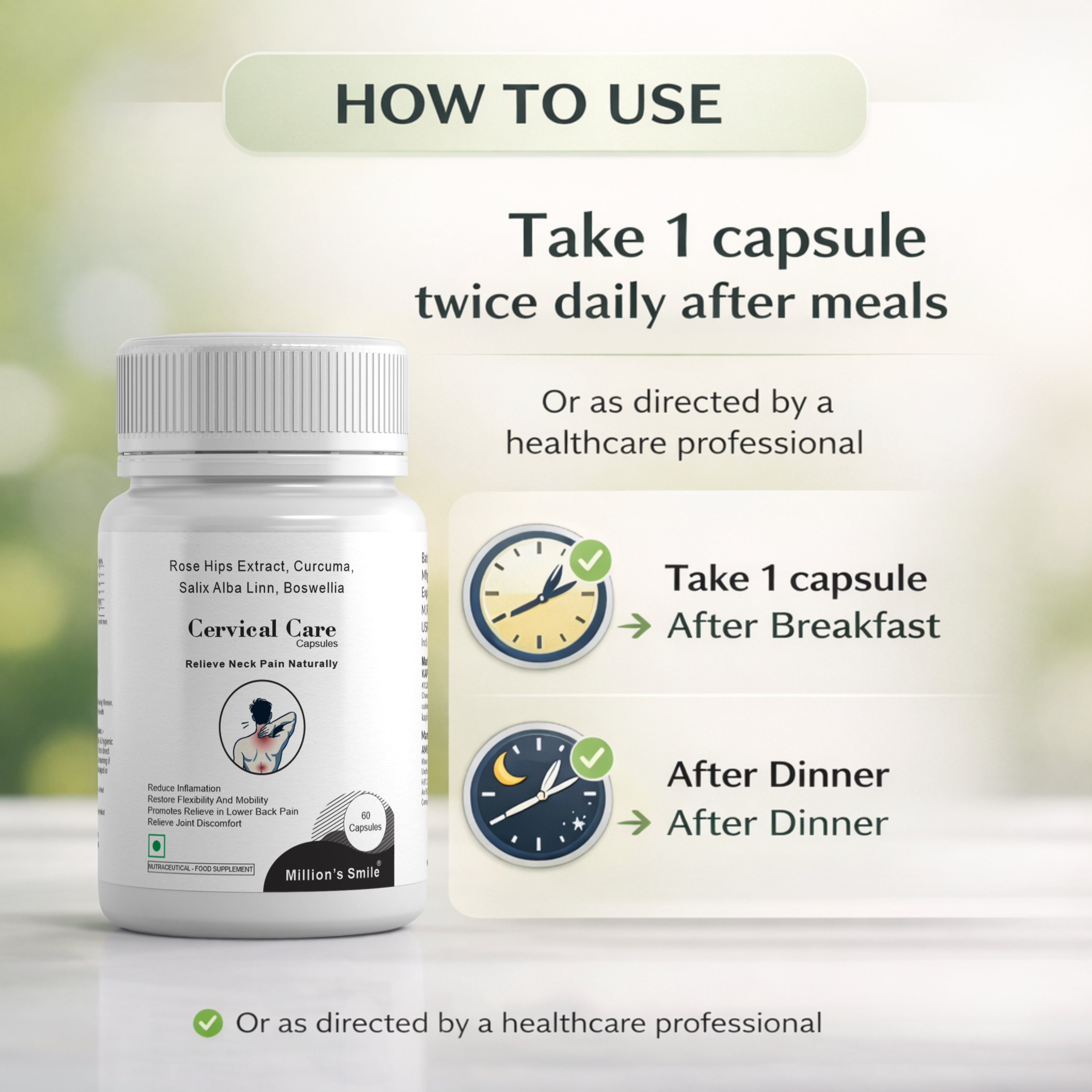 MS - Cervical Care Capsules – 60 Capsules