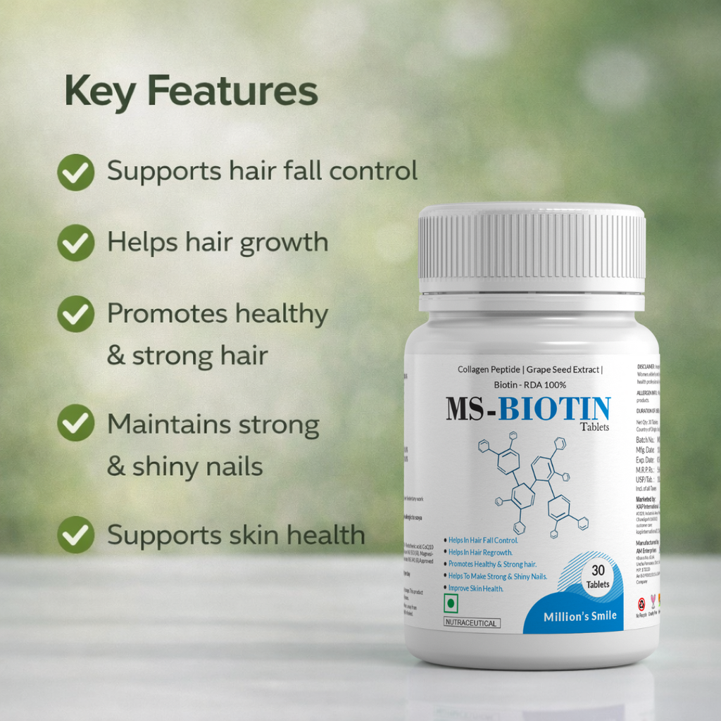 MS-Biotin Tablets – 30 Tablets
