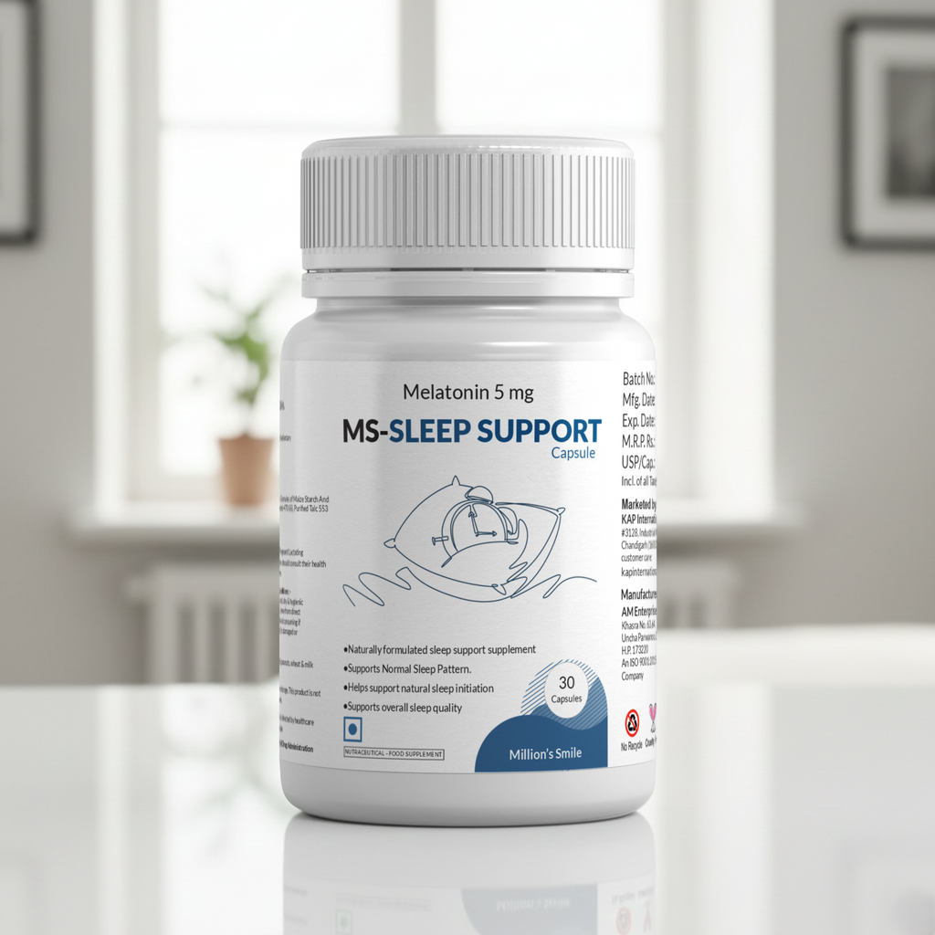 MS-Sleep Support Capsules (Melatonin 5 mg) – 30 Capsules
