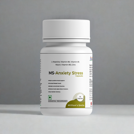 MS - Anxiety Stress Capsules - 60Caps.