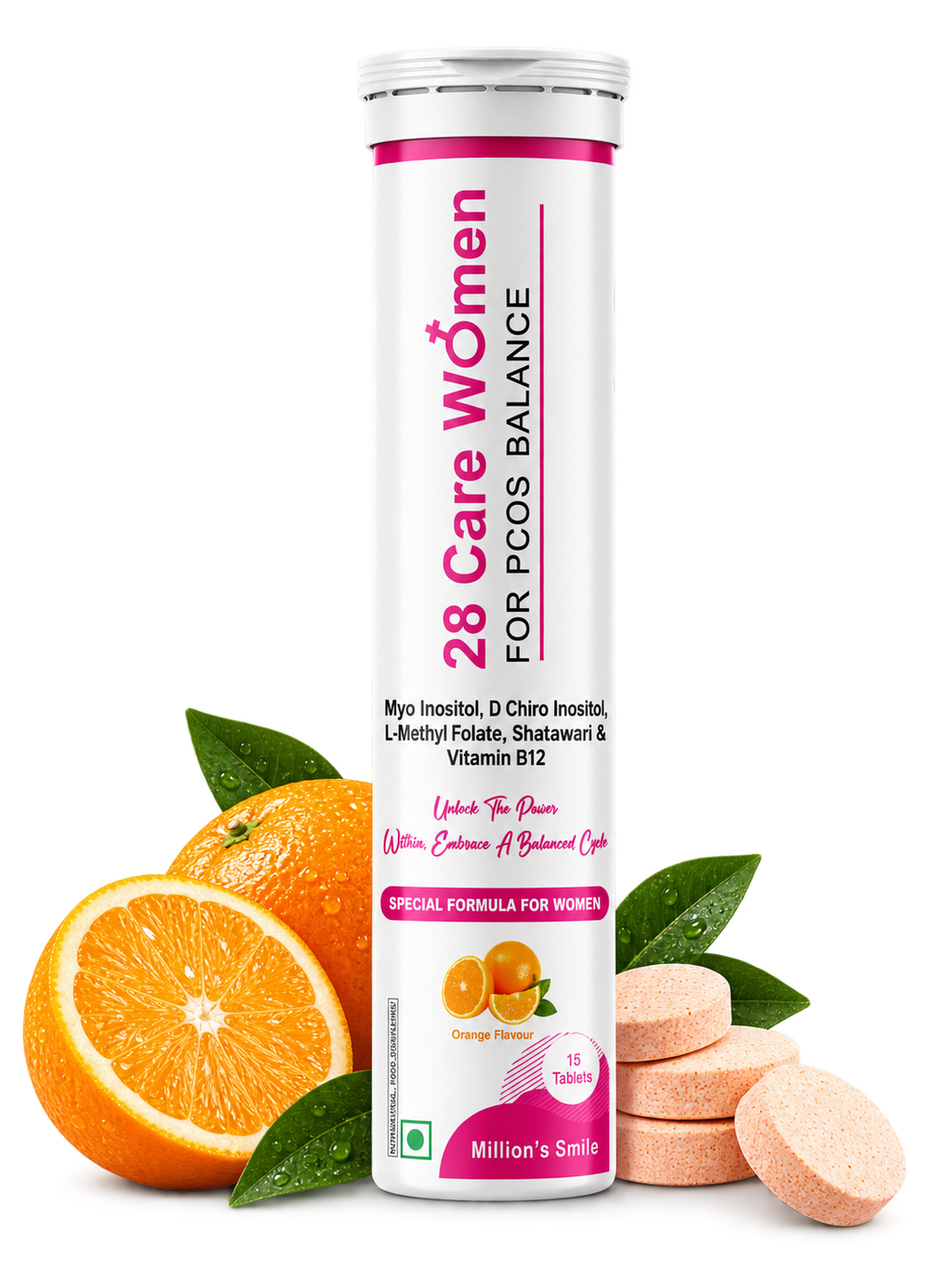 MS - 28 Care Women – For PCOS Balance Effervescent Tablets (15 Tablets)