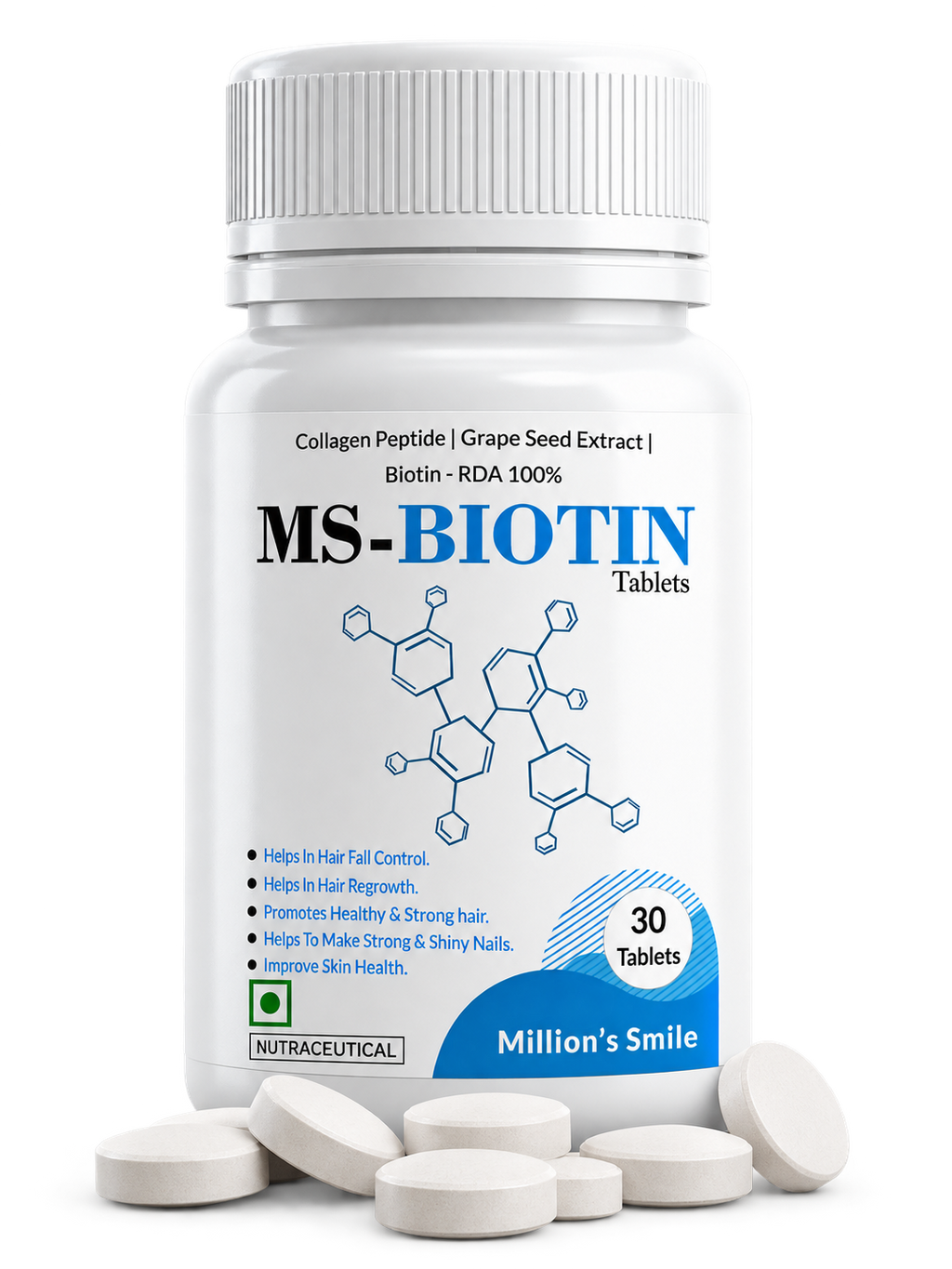 MS-Biotin Tablets – 30 Tablets