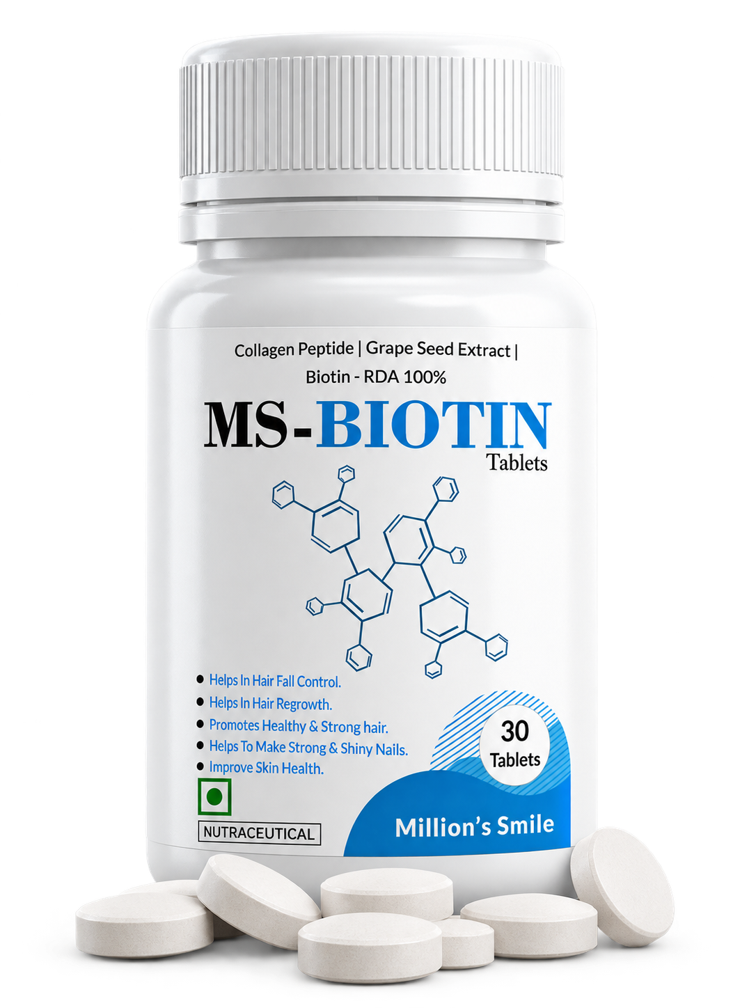 MS-Biotin Tablets – 30 Tablets