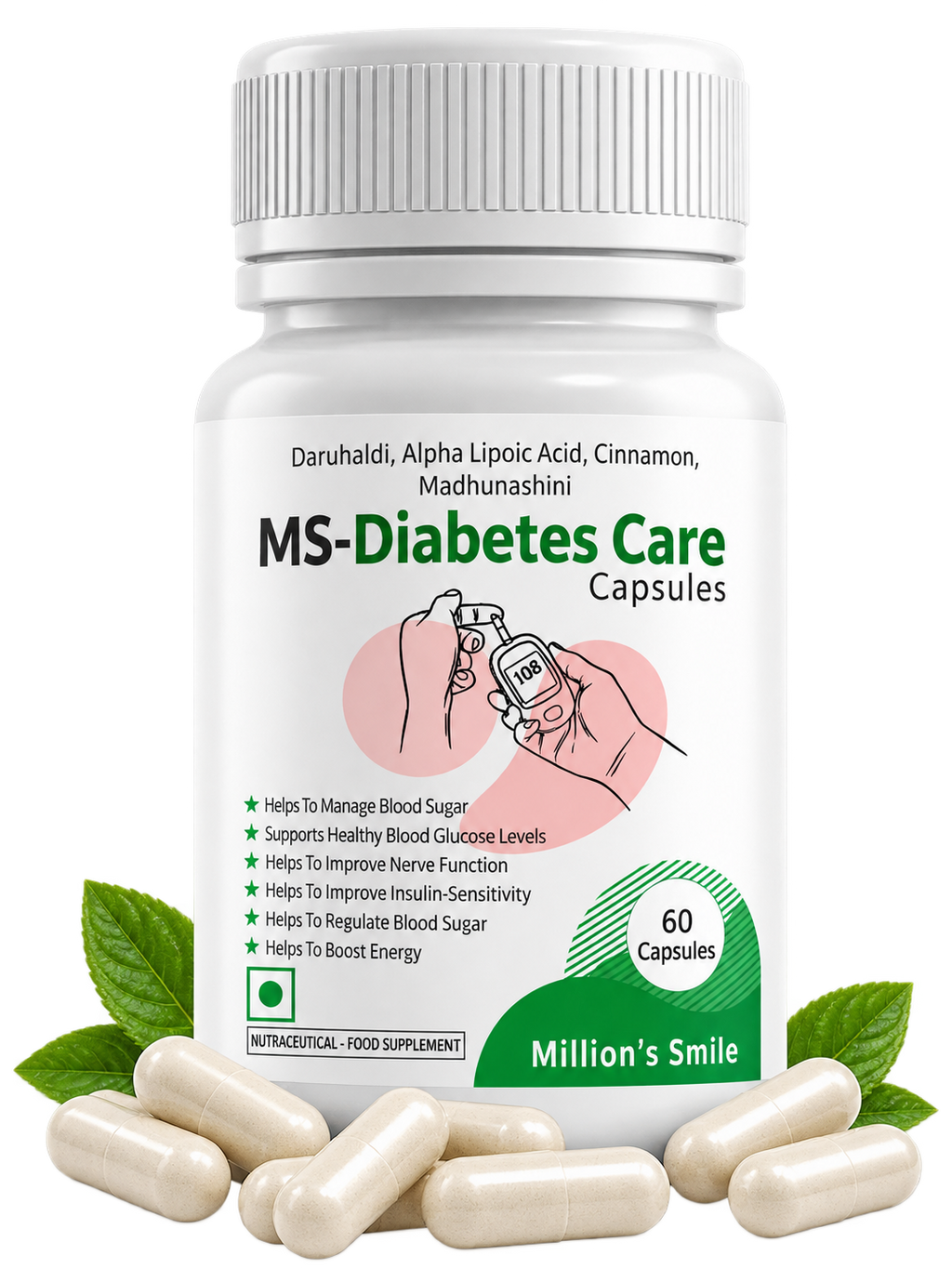 MS-Diabetes Care Capsules – 60 Capsules