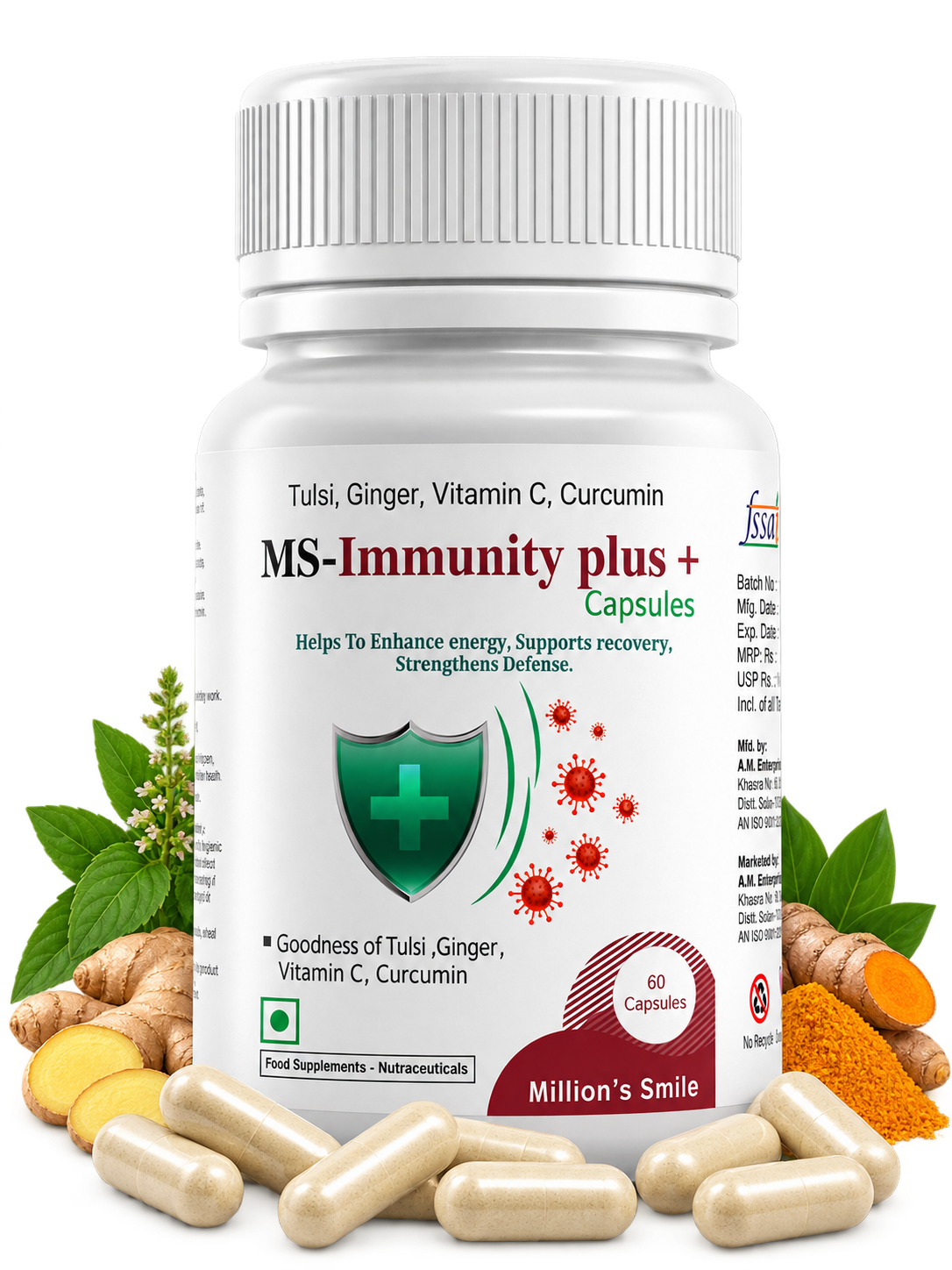 MS-Immunity Plus+ Capsules – 60 Capsules