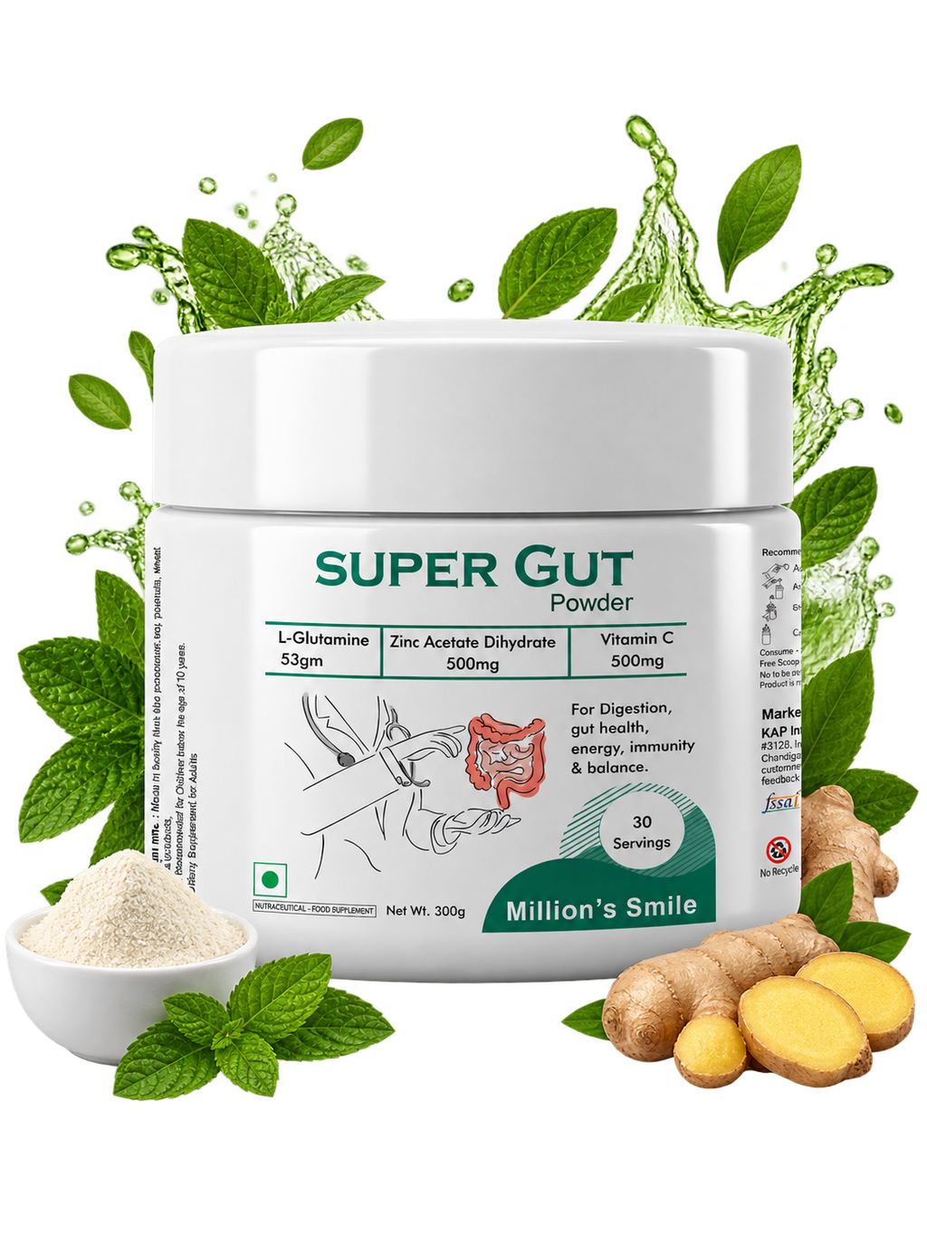 MS - Super Gut Powder – 30 Servings