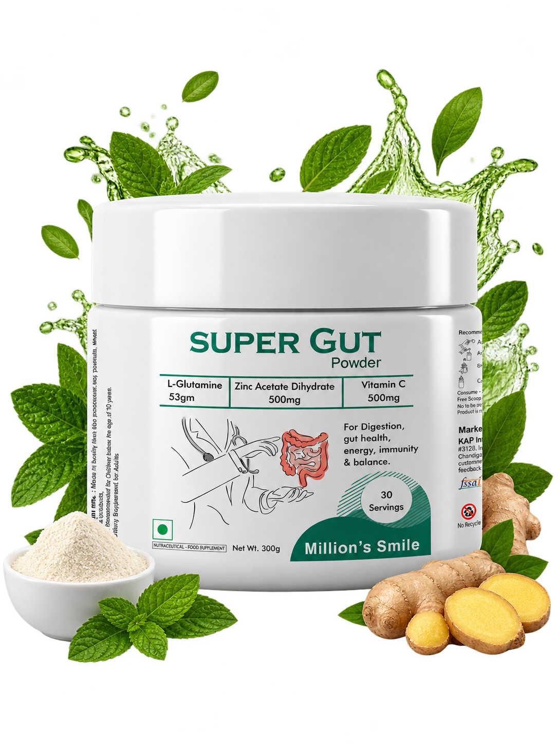 MS - Super Gut Powder – 30 Servings