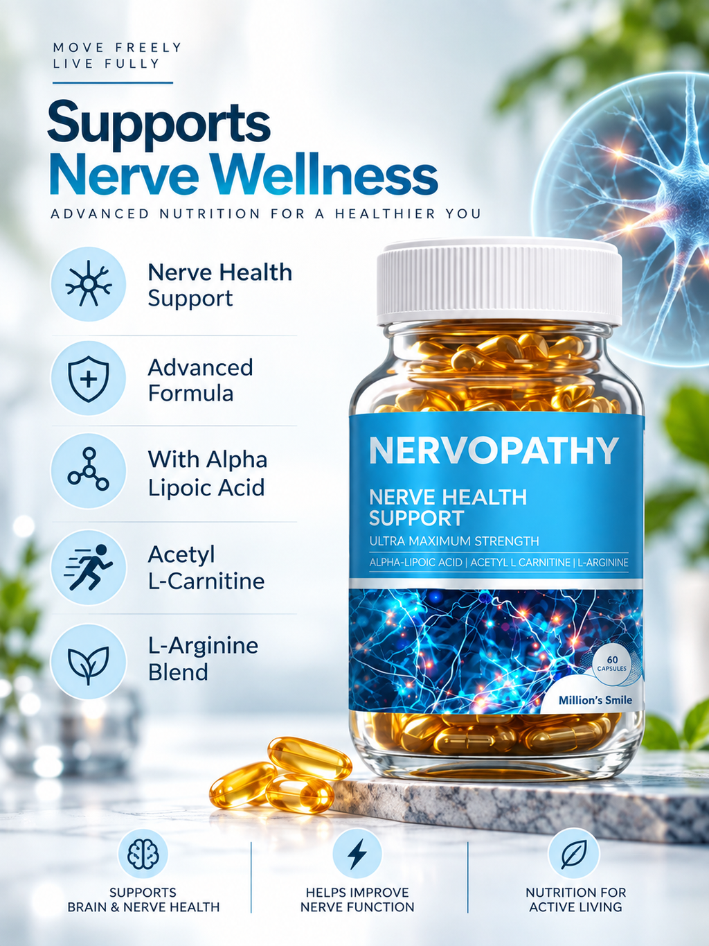 MS - Nervopathy Capsules - 60 Capsules