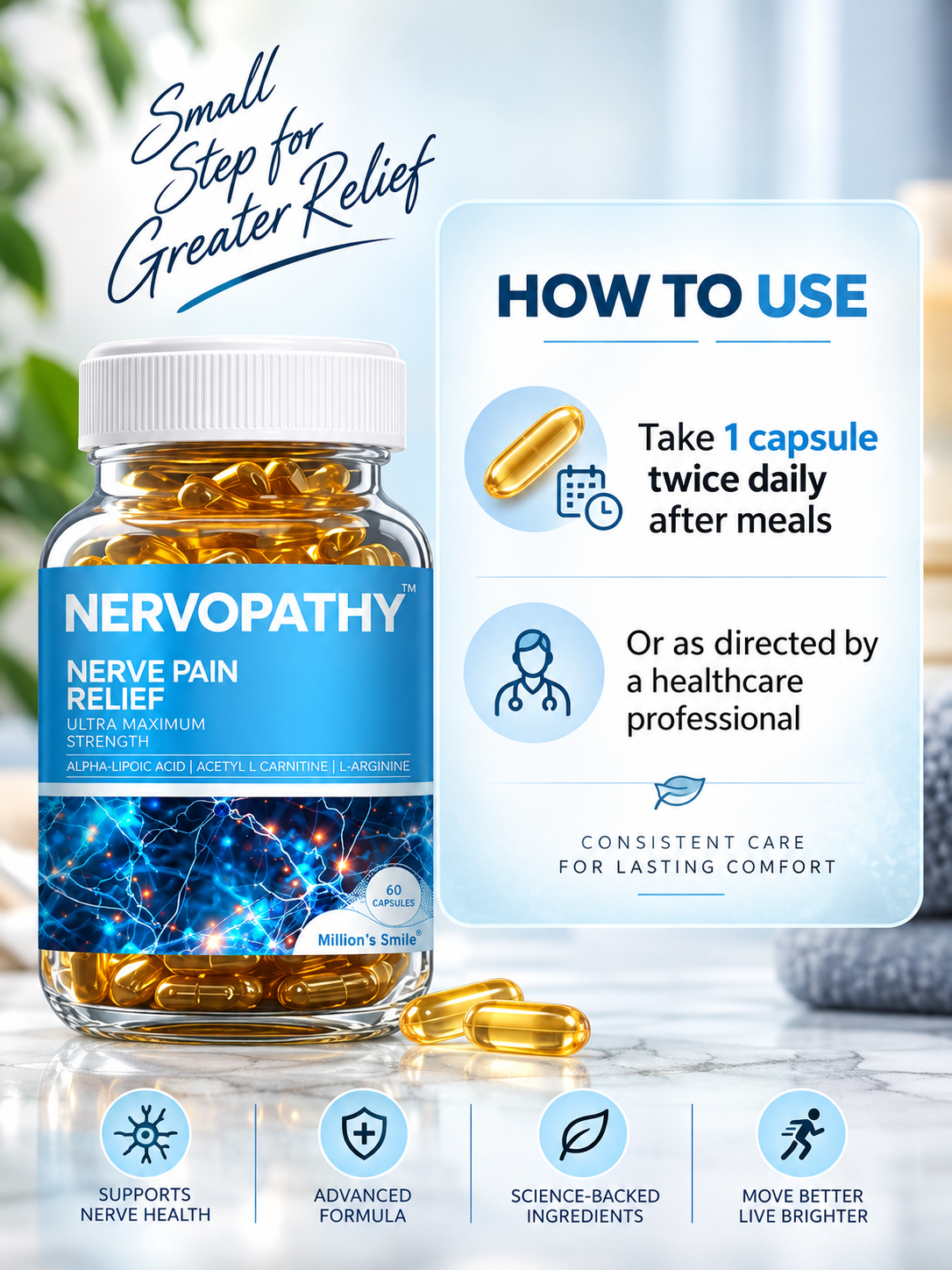 MS - Nervopathy Capsules - 60 Capsules