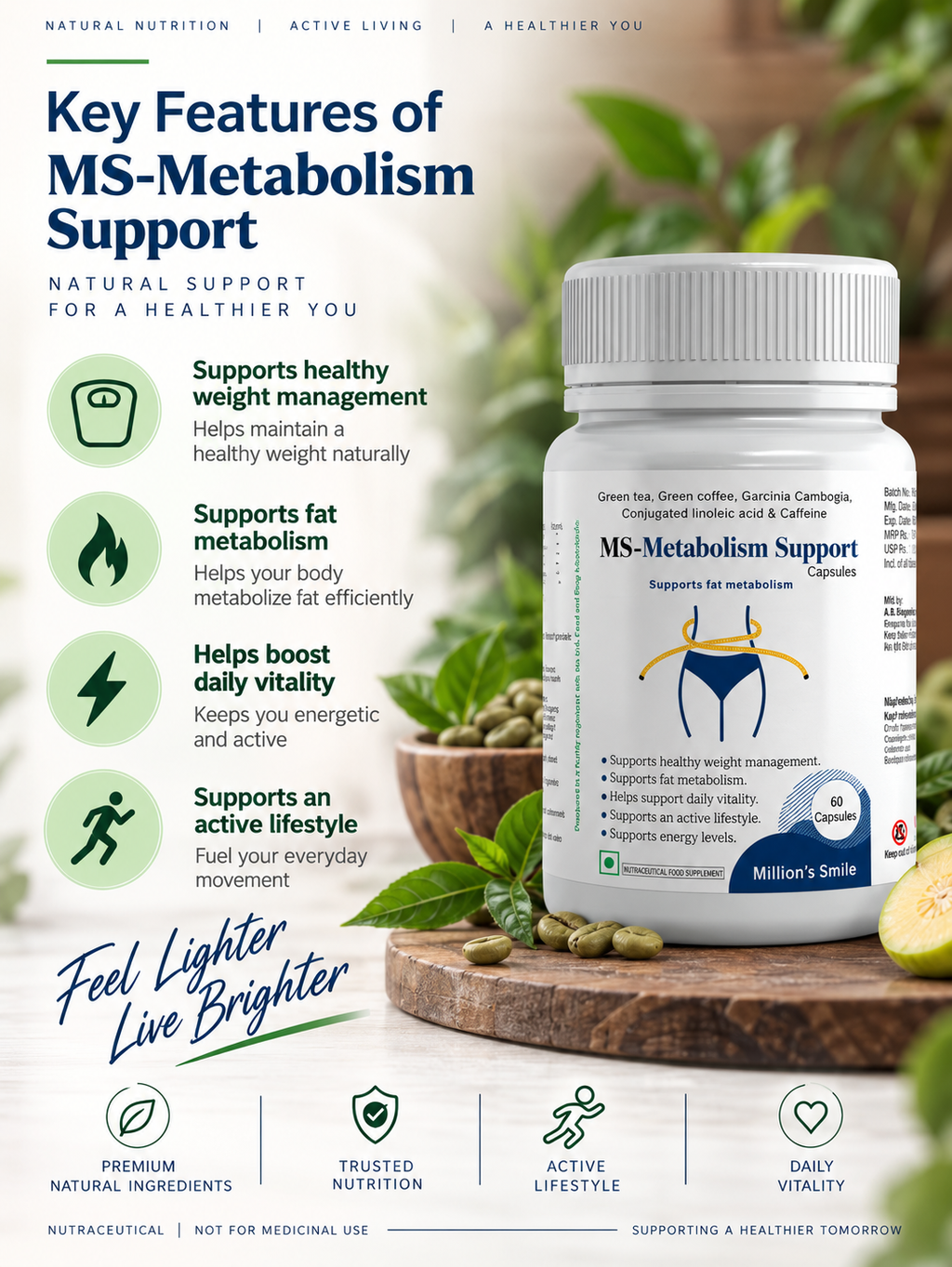 MS-Metabolism Support Capsules – 60 Capsules