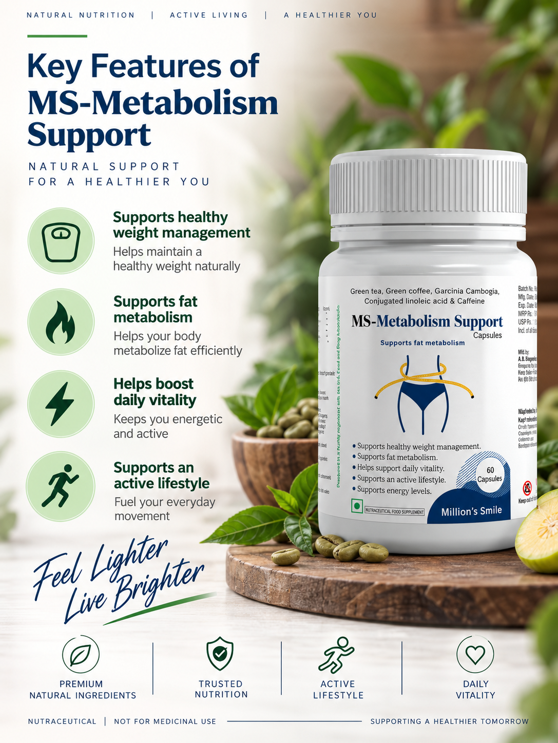 MS-Metabolism Support Capsules – 60 Capsules