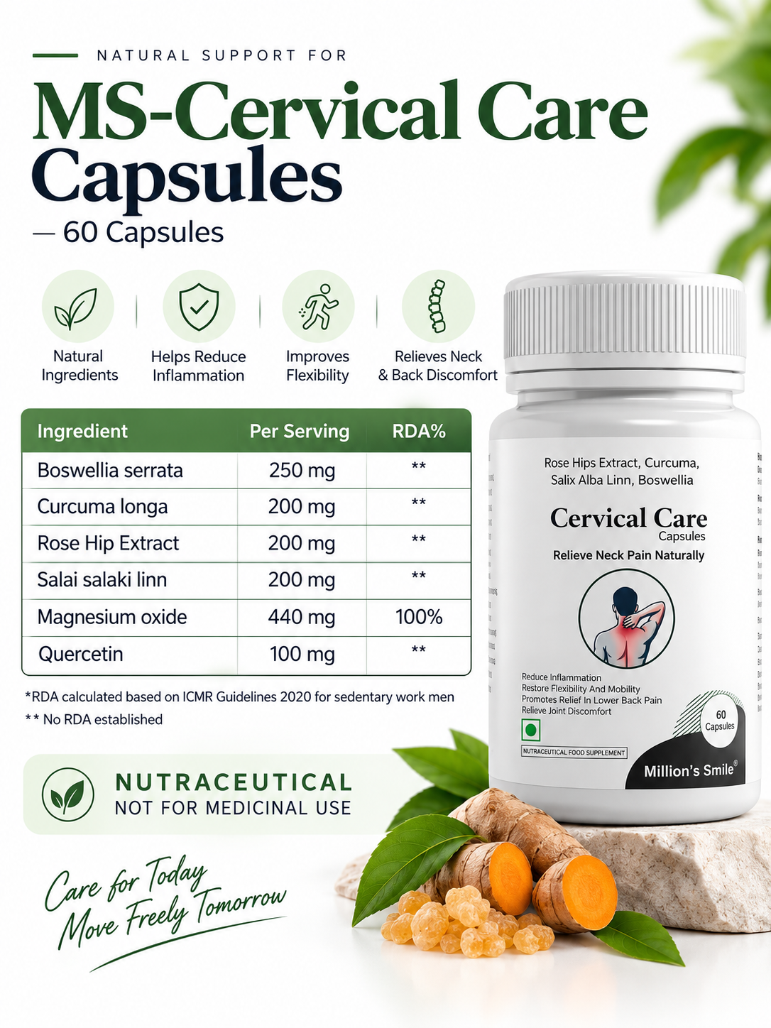 MS - Cervical Care Capsules – 60 Capsules