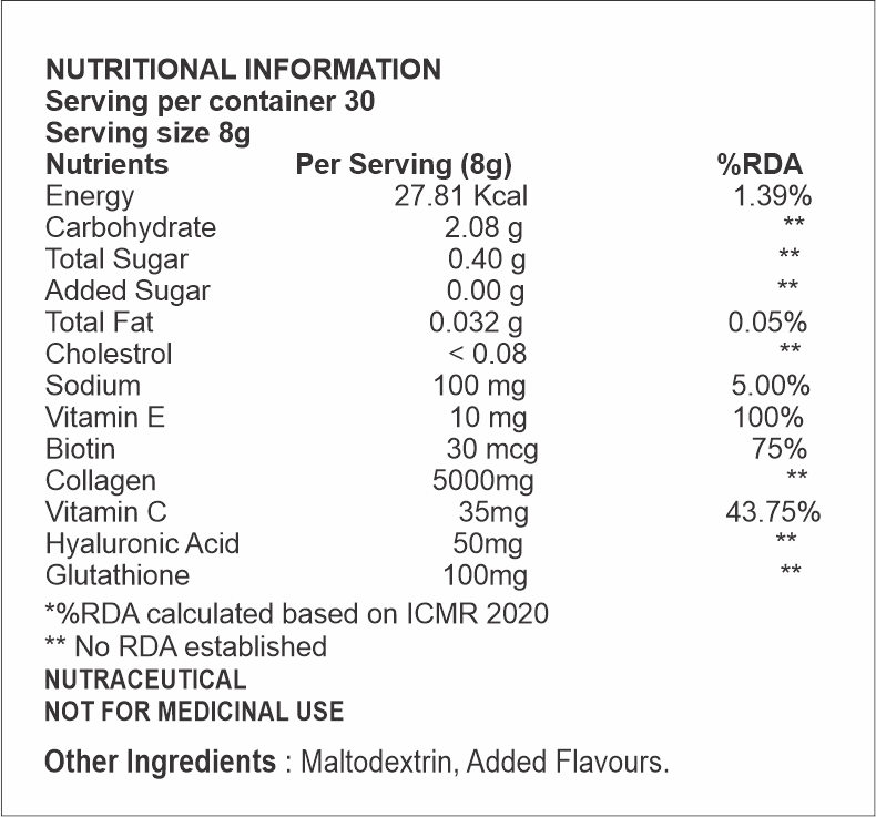 MS-Plant Based Collagen Powder - 240g