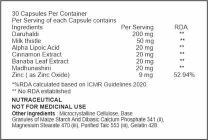 MS-Diabetes Care Capsules - 60caps.