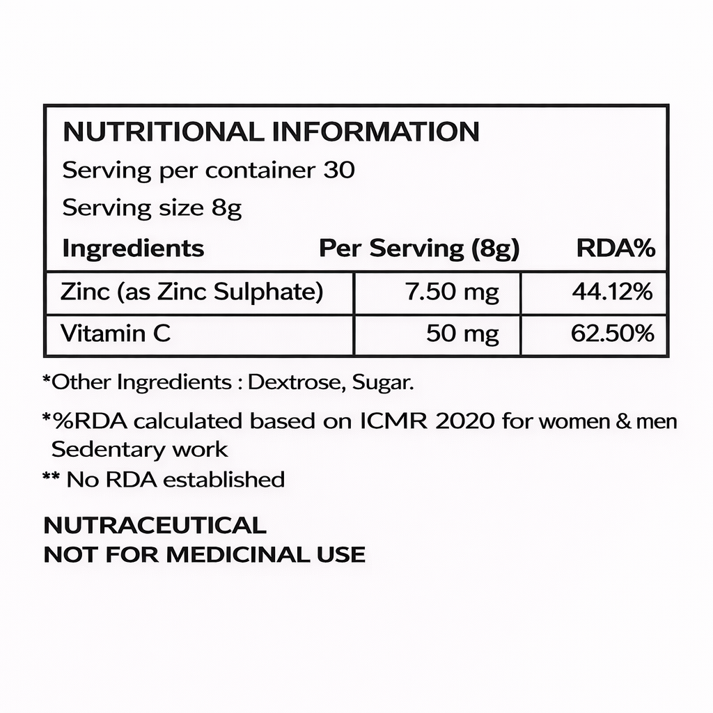 MS - Goodengy-C Instant Energy Drink Powder with Vitamin C – Orange Flavour (300 g)