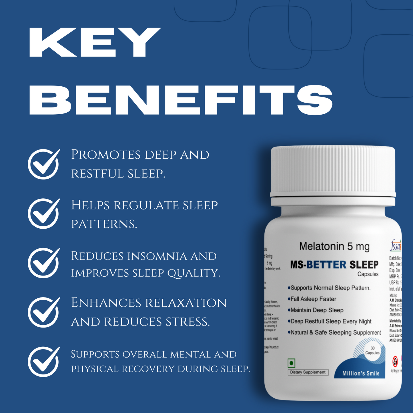 MS-Better Sleep Capsules - 30caps.