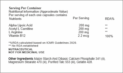 MS - Nervopathy Capsules - 60Caps. (Pack Of 2)