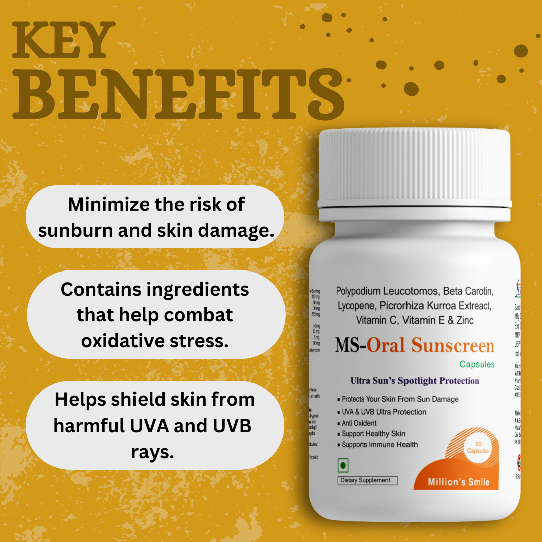 MS-Oral Sunscreen - 60caps.