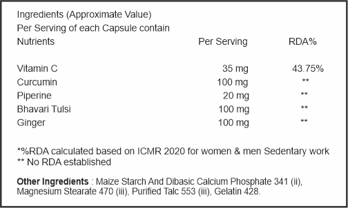 MS - Immunity Plus Capsules - 60Caps.