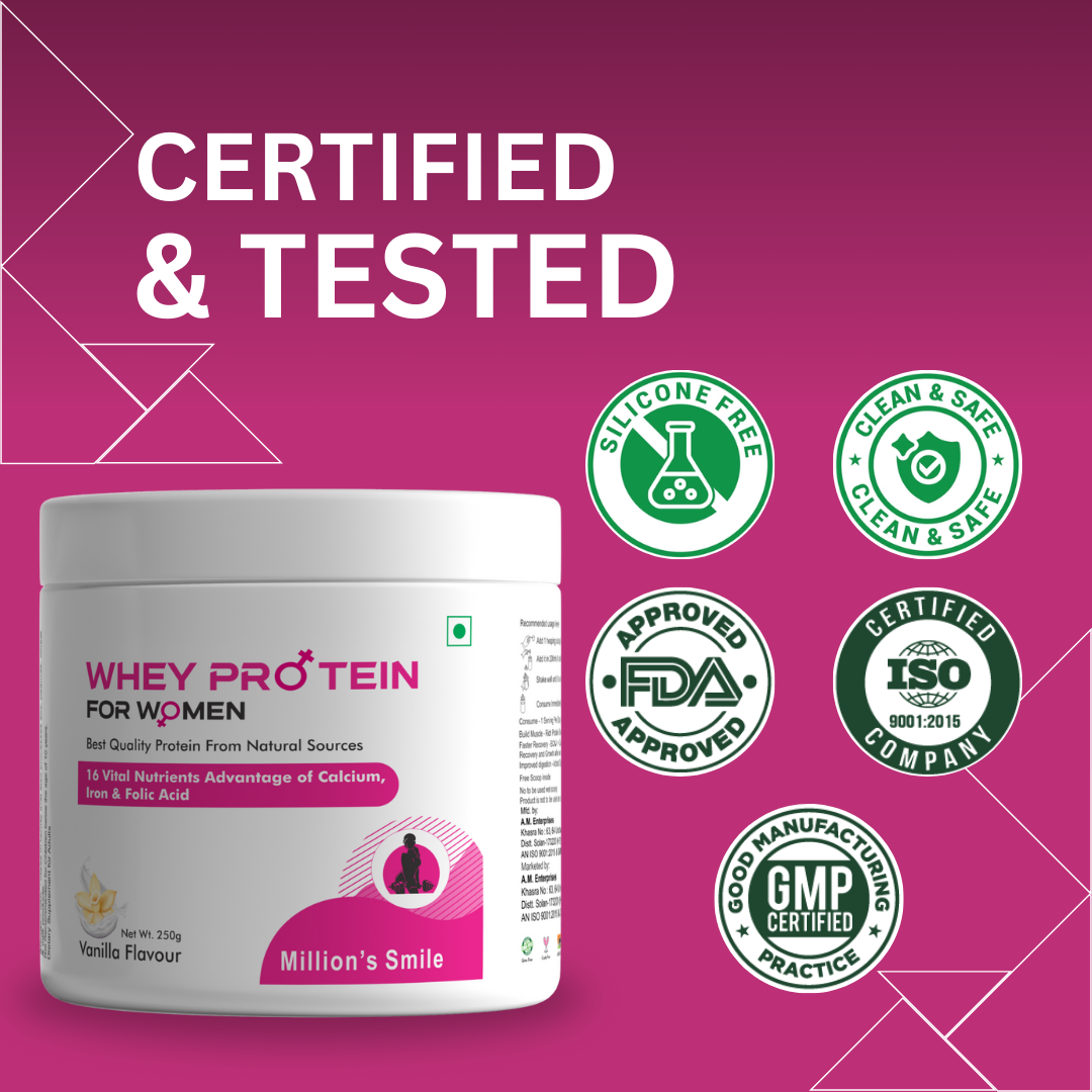 MS - Whey Protein For Women Vanilla Flavoured (250g)